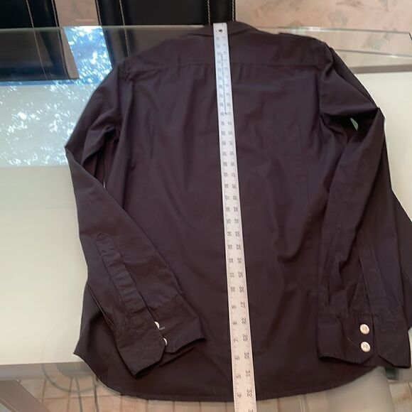 True Religion shirt black large logo on the pocket 100 cotton very nice - Picture 8 of 9